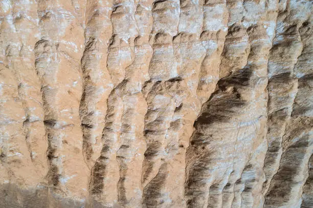 barren mountains on rocky desert landscape