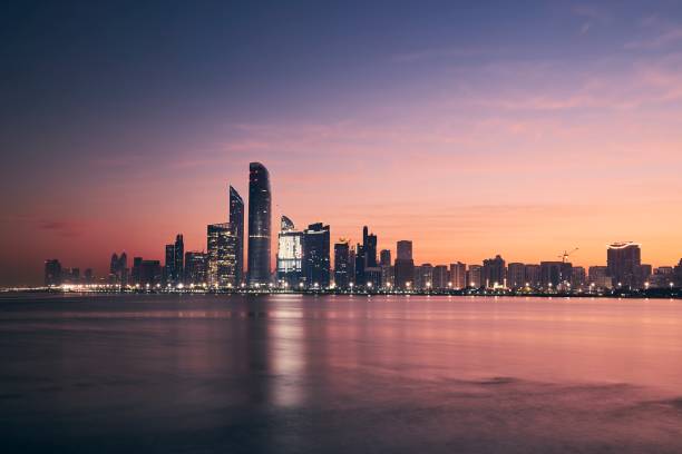 istock Cityscape Abu Dhabi at sunrise 1206636505