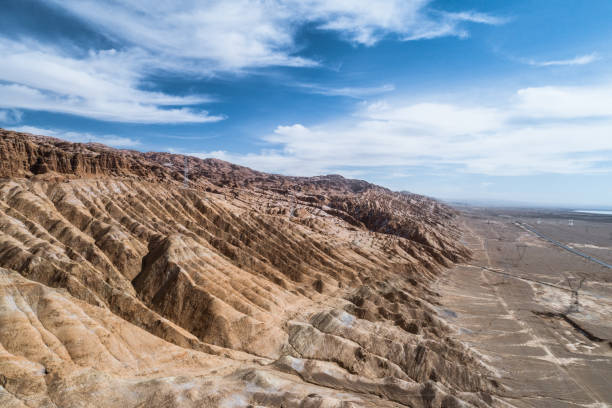 istock barren mountains on rocky desert landscape 1206636587