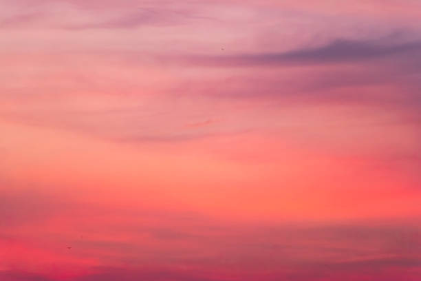 Beautiful color light sky with cloud background from sunset