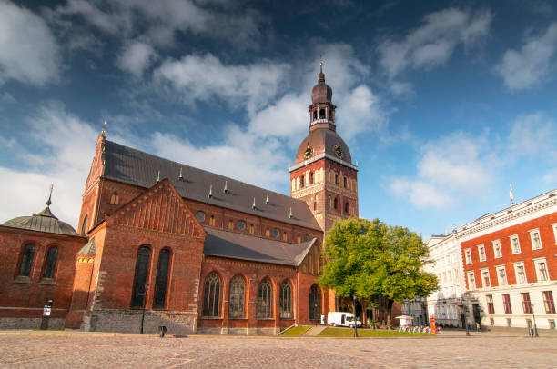 istock Historical building of Riga Dome Cathedral, Latvia. 1206640126