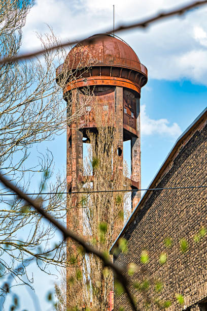 istock Historic steel water tower. 1206645114