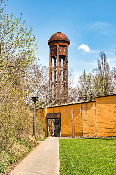 istock Historic steel water tower. 1206645134
