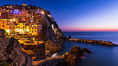 Manarola one of the five coastal villages of the national park of the cinque Terre