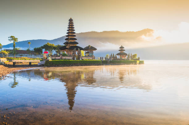 istock Ulun Danu Bratan Temple at sunrise, Bali, Indonesia 1206648488