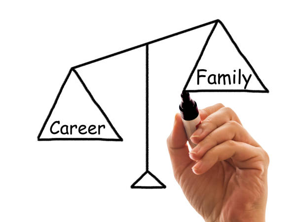 istock Seesaw with Family Career 1206648679