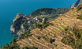 Manarola one of the five coastal villages of the national park of the cinque Terre