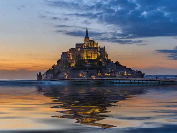 Photo of Mont Saint Michel Abbey - Normandy France