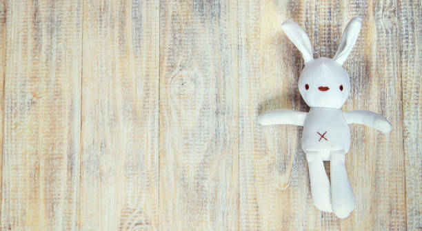 istock Children's toy and accessories on a light background. Selective focus. 1206657027