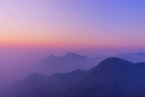 istock Sun rise and sun set sky background 1206657625