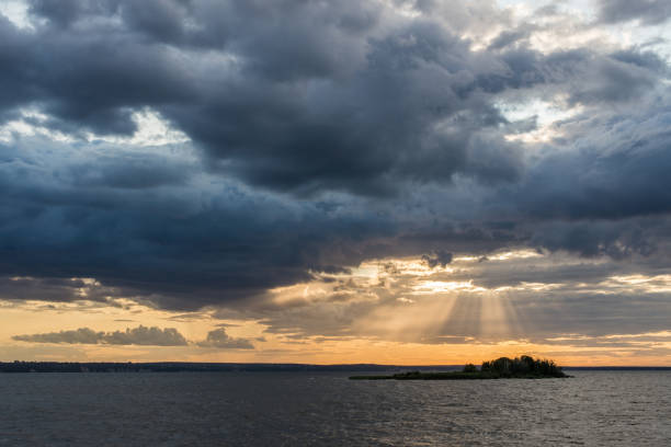 istock expressive sunset over the sea 1206658890