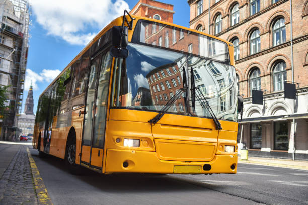 istock City bus in Copenhagen 1206659052