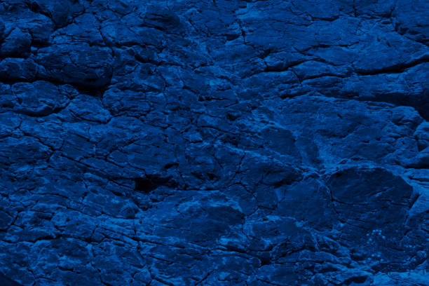 istock Mountain texture in trendy blue color. 1206665006