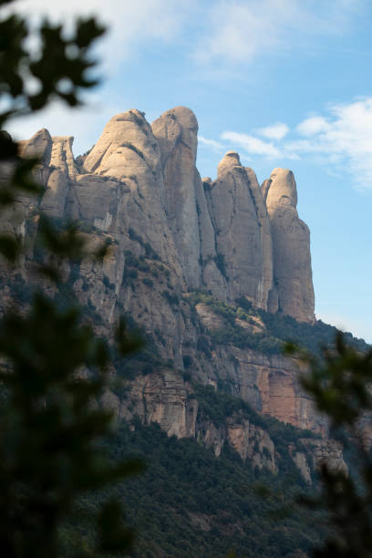 istock Els Ecos, Montserrat. Morning in winter with great clouds. 1206671852