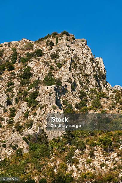 Mountain Fortress Stock Photo - Download Image Now - Adriatic Sea, Ancient, Architecture