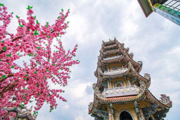 istock Spring Festival in Linh An Pagoda 1206678304