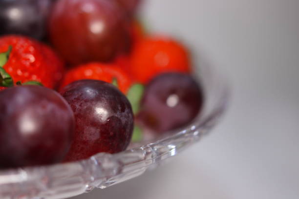 istock Assorted lots of strawberries and grapes 1206681010