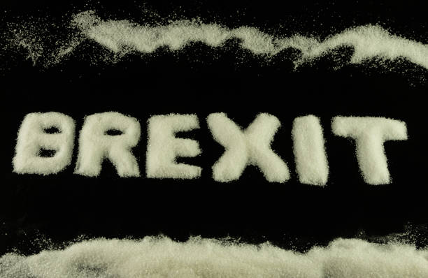 istock BREXIT on a black background, England's exit from the European Union 1206682260
