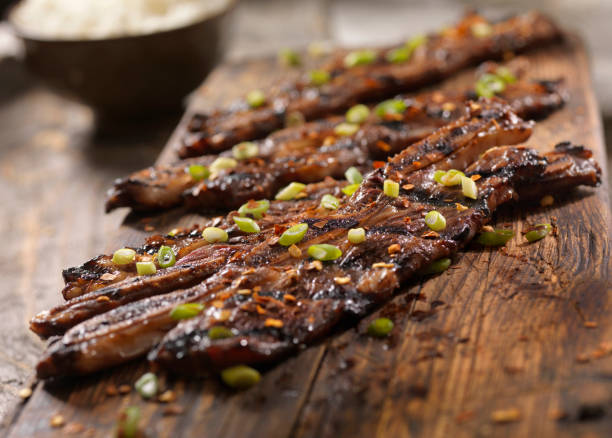 istock Korean Style BBQ Beef Short Ribs with Rice 1206682574