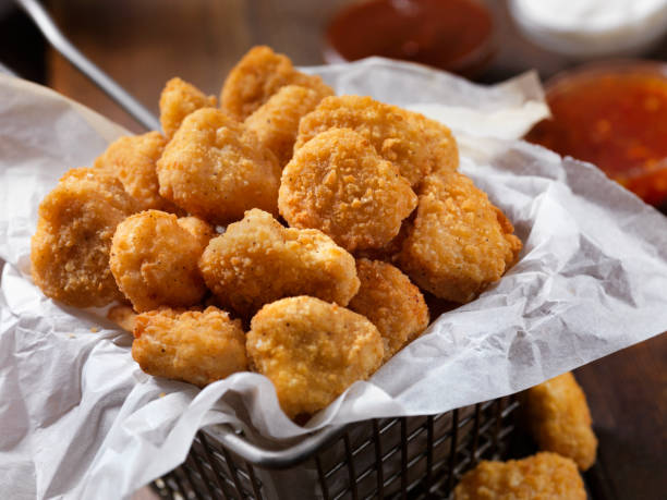 istock Pub Style, Popcorn Chicken With Dipping Sauce 1206684739