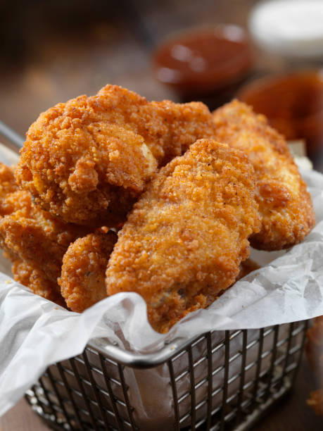 istock Spicy Buffalo Wings with Dipping Sauces 1206685473