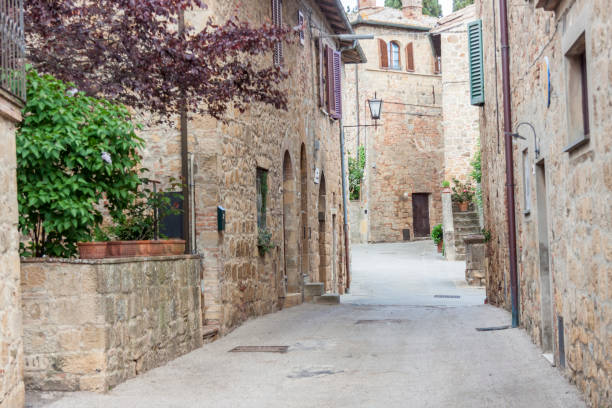istock Stone old Tuscany village - Monticchiello. 1206687093