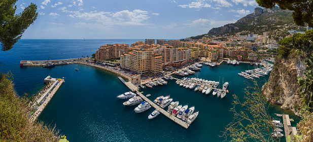 Panorama of Monaco - travel and architecture background