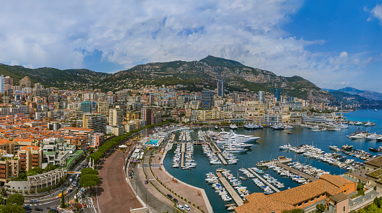 Panorama of Monaco - travel and architecture background