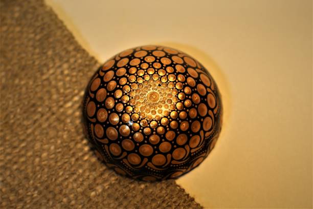 istock Mandala works with colorful spots on it 1206696824