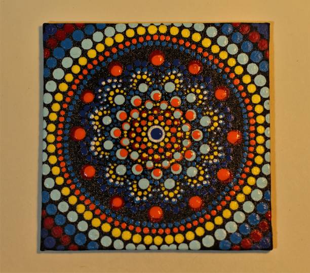 istock Mandala works with colorful spots on it 1206696966