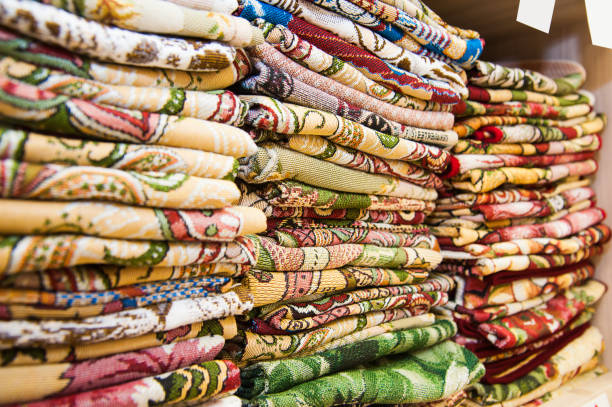 istock Colorful towels in the store 1206697310