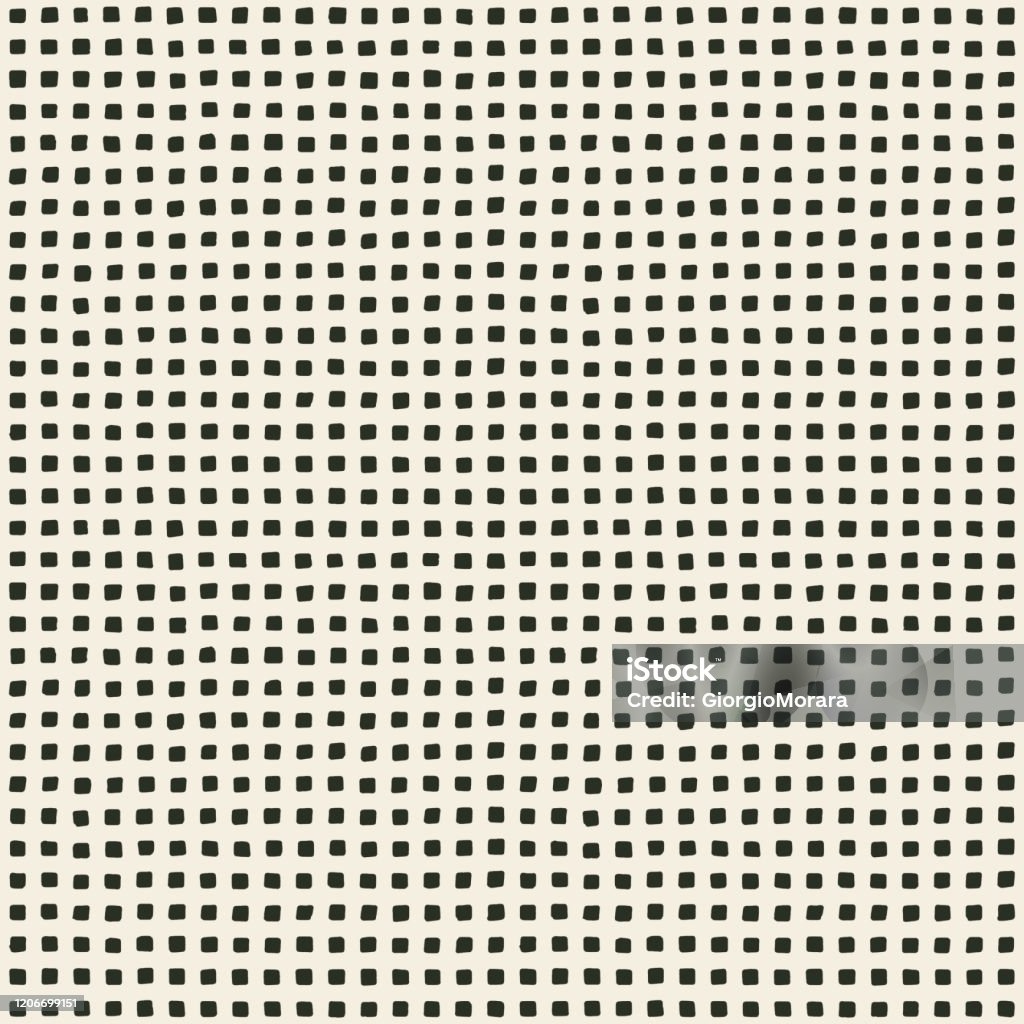 Small Holes Pattern Hand Perforated Pattern With Irregular Square Holes Stock Illustration ...
