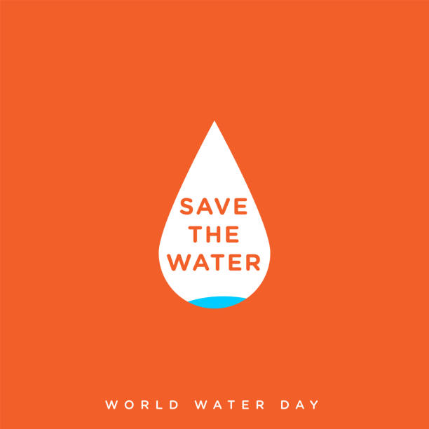векторная иллюстрация о всемирный день воды для плаката, баннера или любого дизайна - sustainable resources water conservation water faucet stock illustrations
