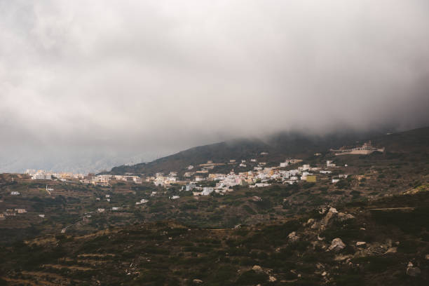 spoa village, karpathos - greek islands greece day full frame imagens e fotografias de stock