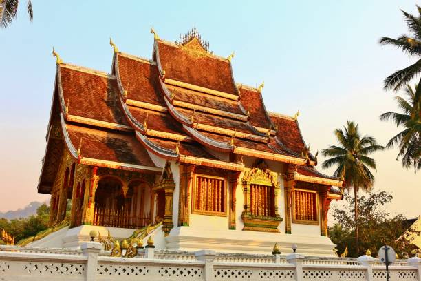 istock Impressive Haw Pha Bang Temple in Luang Prabang in Laos 1206704404