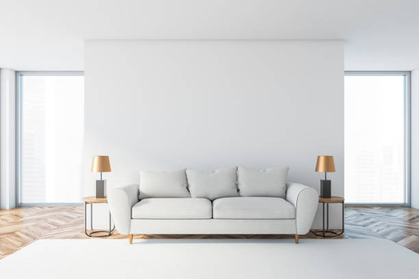 istock White living room interior with white sofa 1206708118