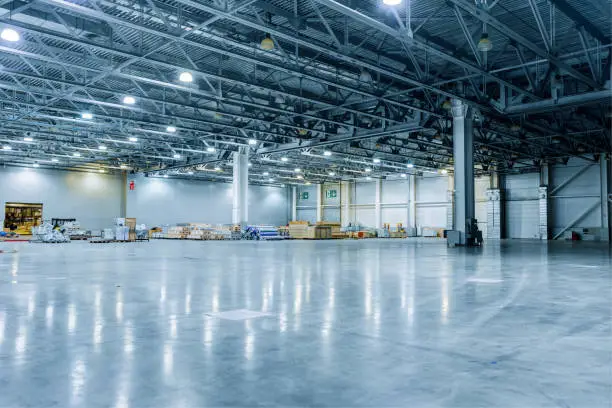Photo of Empty Modern Warehouse