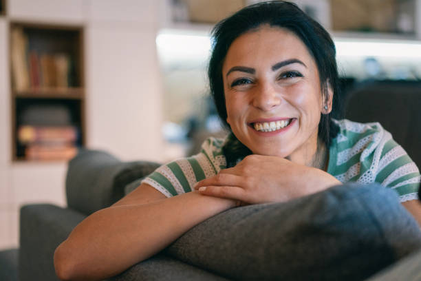istock Happy woman 1206716375