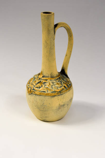 istock vintage antique ceramic jug on a white background 1206728263