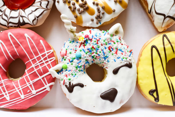 istock Assortment of decorated donuts 1206732818