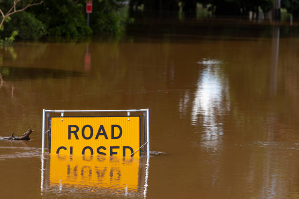 Natural disaster after massive rain