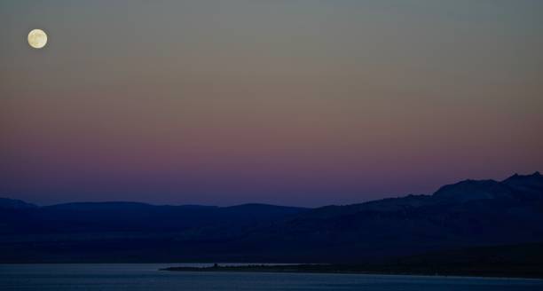 Mono Lake Thunder Moon Eastern California's High Sierra Range.
Inyo National Forest At Dusk.
Mono Lake Moonrise In July. Mono Lake stock pictures, royalty-free photos & images