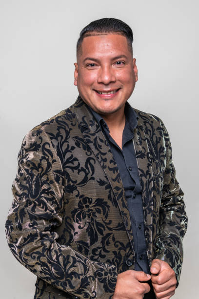 istock Smiling Hispanic man looking at the camera 1206744943