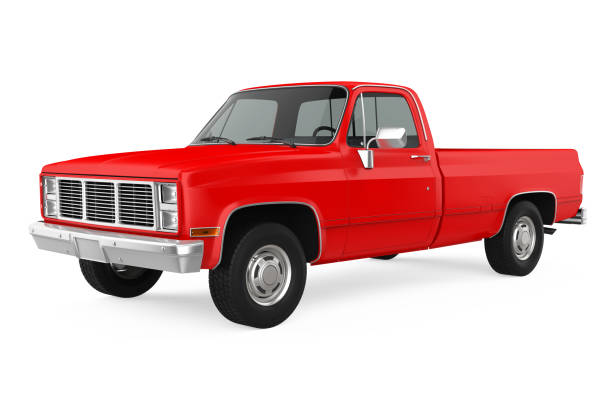 istock 1980s Pickup Truck Isolated 1206756367