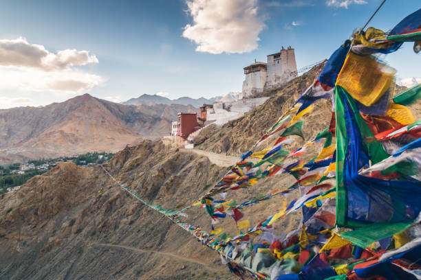 Prayer Flag At Leh Ladakh India Stock Photos, Pictures & Royalty-Free  Images - iStock