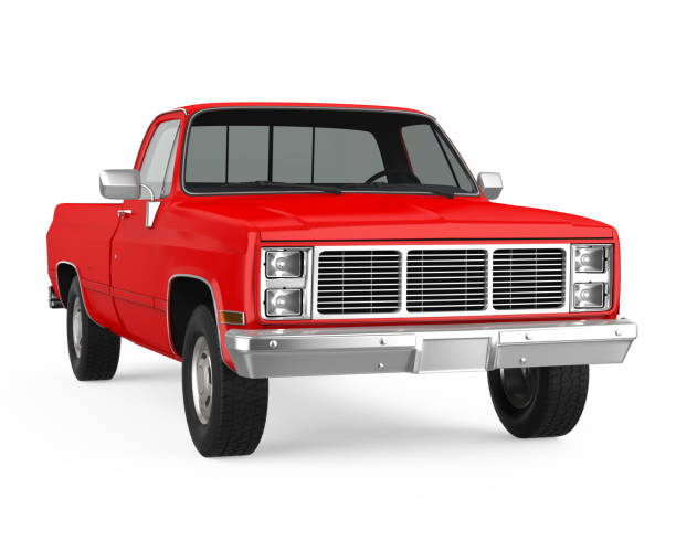 istock 1980s Pickup Truck Isolated 1206756521
