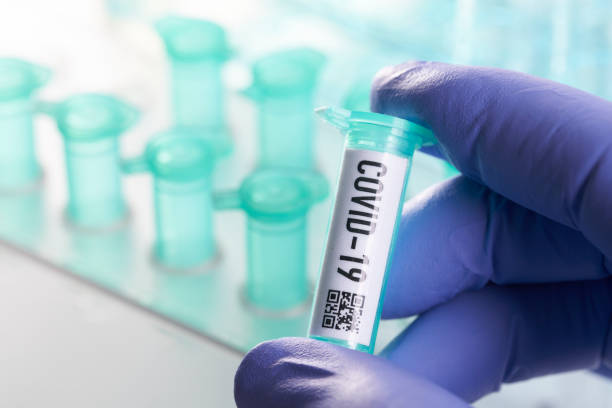 istock Corona virus: vial with corona virus,  covid-19 1206761570