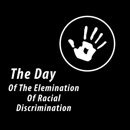 International day for the elimination of racial discrimination vector illustration.
