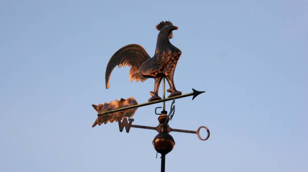 istock Weathercock faces east 1206764978