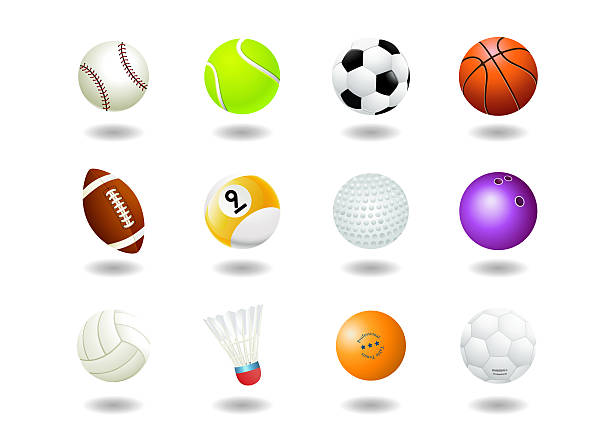 Ballons de Sport emblématique - Illustration vectorielle